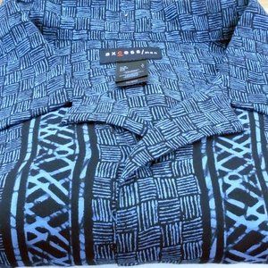 Mens Casual Button Down Shirt Large